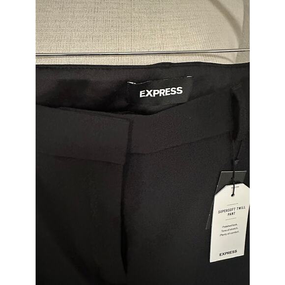 Express Supersoft Twill Skinny High Rise Pants Black Size 12 Short - Picture 5 of 6